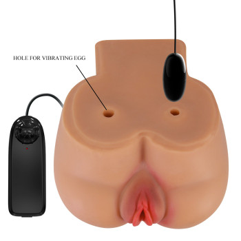 Мастурбатор вагина-анус с вибрацией Crazy Bull - Kylie Latinos soft skin, BM-009246Z-1