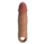 Подовжуюча насадка PRETTY LOVE - Damell Penis Sleeve Brown, BI-026278N-1
