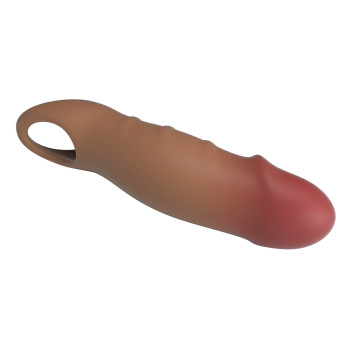 Подовжуюча насадка PRETTY LOVE - Damell Penis Sleeve Brown, BI-026278N-1