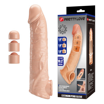 Подовжуюча насадка Pretty Love - Silas Penis Sleeve, BI-026279