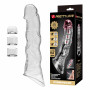 Подовжуюча насадка Pretty Love - Extension Penis Sleeve with Modular Length Blocks Clear, BI-026280M