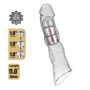 Подовжуюча насадка Pretty Love - Extension Penis Sleeve with Modular Length Blocks Clear, BI-026280M