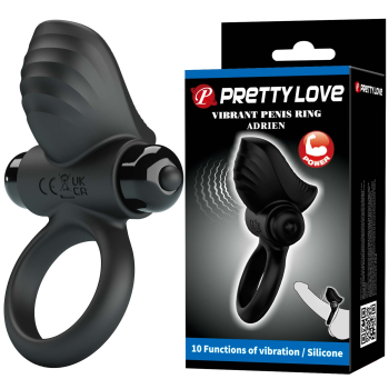 Кільце ерекційне серії Pretty Love - ADRIEN Vibrant penis ring, BI-210315Z