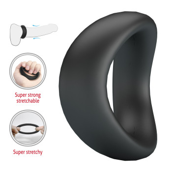 Ерекційне кільце Crazy Bull - Valen Silicone Cock Ring, BI-210230