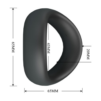 Ерекційне кільце Crazy Bull - Valen Silicone Cock Ring, BI-210230