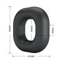 Ерекційне кільце Crazy Bull - Walden Super Soft Silicone Cock Ring, BI-210242