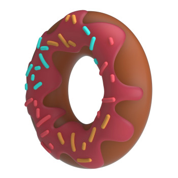 Ерекційне кільце Crazy Bull - Berry Super Donut Silicone Cock Ring, BI-210344-1