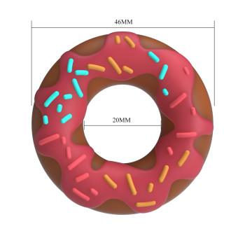 Ерекційне кільце Crazy Bull - Berry Super Donut Silicone Cock Ring, BI-210344-1