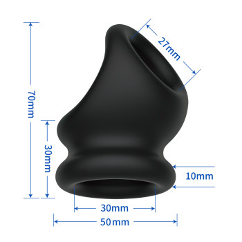 Ерекційне кільце Crazy Bull - Oberon Silicone Cock Ring, BI-210240