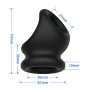 Ерекційне кільце Crazy Bull - Oberon Silicone Cock Ring, BI-210240