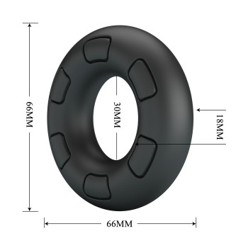Ерекційне кільце Crazy Bull - Bertram Super Soft Silicone Cock Ring, BI-210247