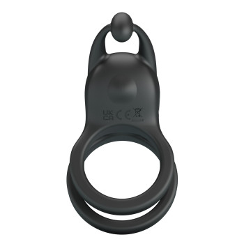 Кільце ерекційне Pretty Love - Goodwin Vibrating Double Penis Ring, BI-210222