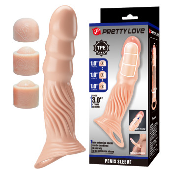 Подовжуюча насадка Pretty Love - Adjustable Penis Sleeve, BI-026263H