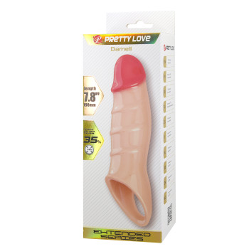 Подовжуюча насадка PRETTY LOVE - Damell Penis Sleeve, BI-026278N