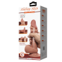 Фаллоимитатор на присоске, с хребтом и эффектом скользящей кожи LyBaile - Sliding Skin 8,5'', BW-008105NRG-1