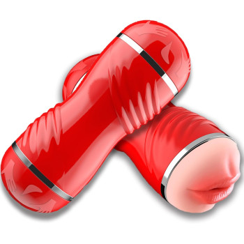 Мастурбатор с двумя входами OYO - Double Pump RED, YQM-205 RED