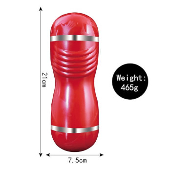Мастурбатор с двумя входами OYO - Double Pump RED, YQM-205 RED
