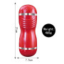 Мастурбатор с двумя входами OYO - Double Pump RED, YQM-205 RED