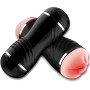 Мастурбатор с двумя входами OYO - Double Pump BLACK, YQM-205 BLACK