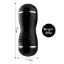Мастурбатор с двумя входами OYO - Double Pump BLACK, YQM-205 BLACK