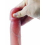 Фаллоимитатор на присоске, из мягкого двухслойного силикона OYO - Dildo Double Layer Silicone YQW-006 (длина 17 см, диаметр 3 см)