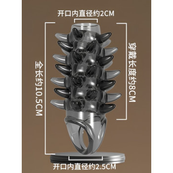 Стимулююча насадка Meleon - Dragon Teeth Lock sperm Cove, PS-19