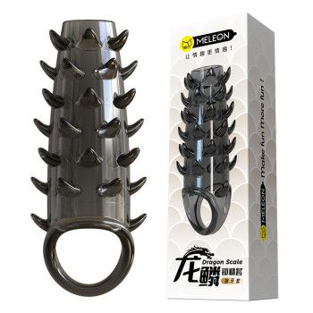 Стимулююча насадка Meleon - Dragon Scale Ejaculation Control Sleeve, PS-02