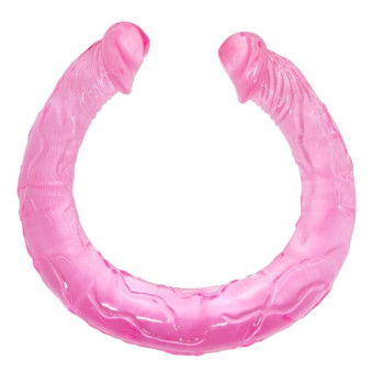 Двойной фаллоимитатор "Double Dong" BI-040015 PINK