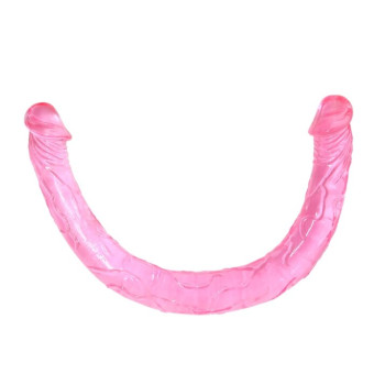 Двойной фаллоимитатор "Double Dong" BI-040015 PINK