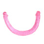 Двойной фаллоимитатор "Double Dong" BI-040015 PINK