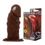 Насадка-презерватив BI-016003-0902S ( коричневая )