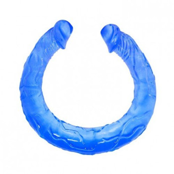 Двойной фаллоимитатор "Double Dong" BI-040015 BLUE