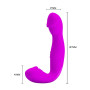 Безременний вібрострапон "ANGELO PURPLE" BI-014227