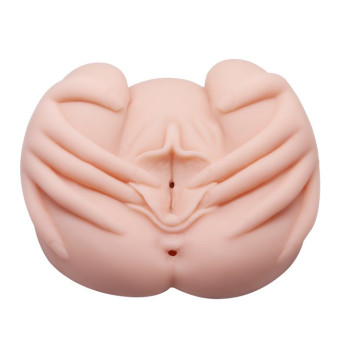 Мастурбатор з подвійною вібрацією та двома входами Crazy Bull - Realistic Vagina and Anal, BM-009022Z-1