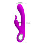 Вибромассажер с клиторальным отростком «Hot Rabbit» BI-014480