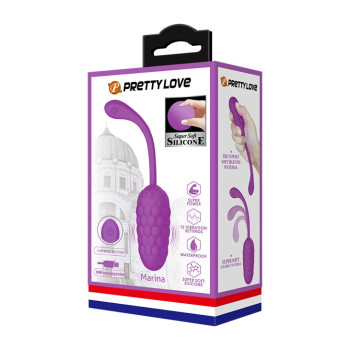 Віброяйце з рельєфним дизайном Pretty Love " MARINA " BI-014708