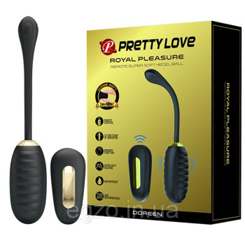 Віброяйце з рельєфним дизайном PrettyLove " ROYAL PLEASURE " з пультом дистанційного керування " BI-014711W