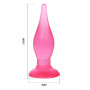 Анальная пробка на присоске Butt plug, BI-017006 Pink
