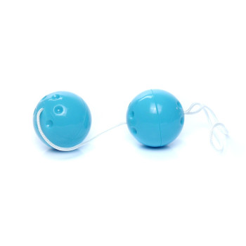 Вагинальные шарики Duo balls Blue, BS6700024