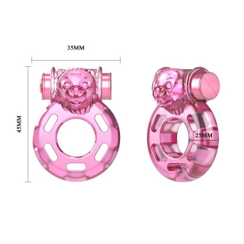 Эрекционное кольцо с вибрацией RING, BI-010084A
