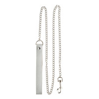 Повідець PU Leather Leash Black, SKN-AS24 Gray