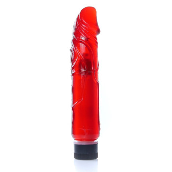 Вібратор Boss Series - Juicy Jelly Multispeed Red, (довжина 22 см, діаметр 4 см) BS6700075