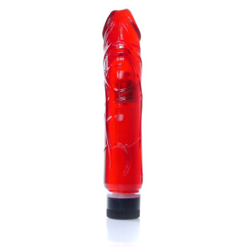 Вібратор Boss Series - Juicy Jelly Multispeed Red, (довжина 22 см, діаметр 4 см) BS6700075