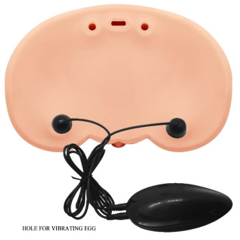 Мастурбатор вагіна та анус з подвійною вібрацією CRAZY BULL - Judy Vibrating, BM-009095Z-1