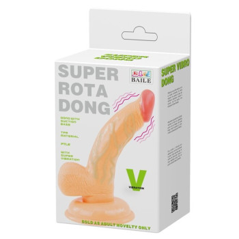 Вибратор на присоске Super rota dong, BW-008081