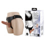 Страпон с вибрацией Ultra Passionate Harness Realdeal Penis 6.2'' - Brown