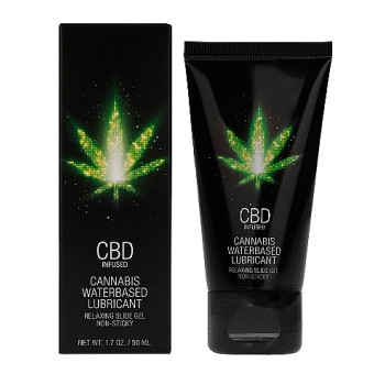 Универсальный лубрикант Shots - CBD Cannabis Waterbased Lubricant, 50 ml
