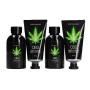 Набір для ванни та душу CBD Luxe Travel set - GREEN TEA & HEMP OIL ( 4 предмети )