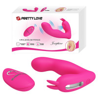 Мультифункціональний вібростимулятор на пульті керування Pretty Love Josephine Magenta, BI-014843W-1