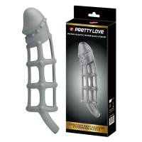 Ажурна насадка Penis Sleeve With Ball Strap